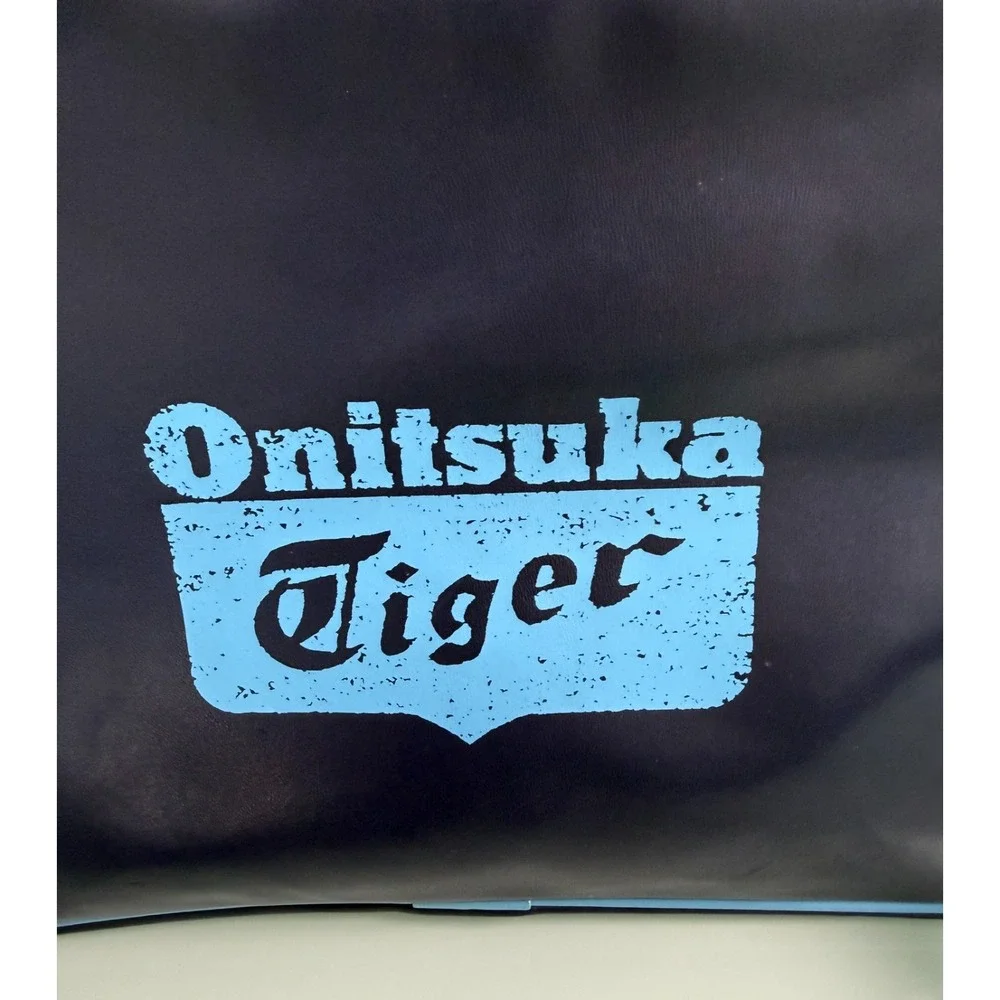 Onitsuka‎ Tiger Messenger Bag Navy Blue/Light Blue Trim Made By Asics